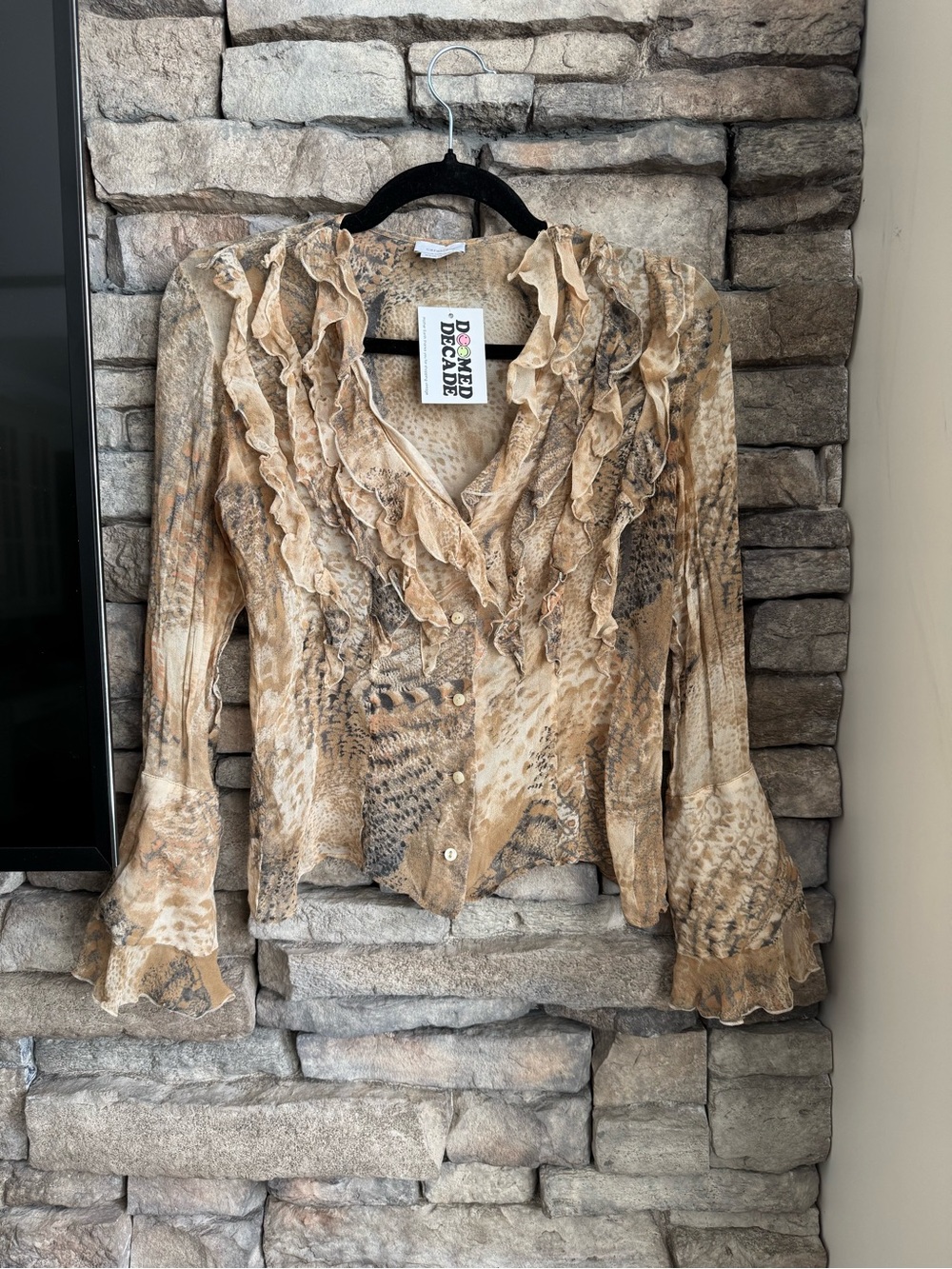 Vintage Italian silk blouse